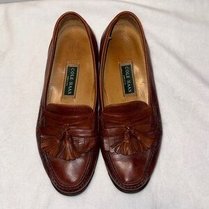 Vintage Cole Haan Made in‎ USA Leather Tassel Loafers Men’s - 10.5